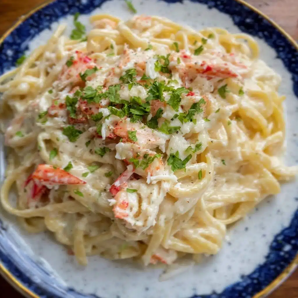 Copycat Red Lobster Crab Alfredo Recipe - Recipe Image