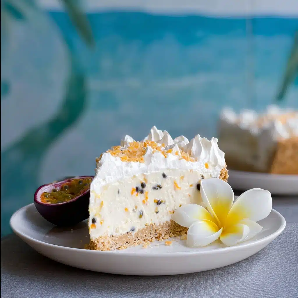 Hawaiian Passion Fruit Chiffon Pie (Lilikoi Chiffon Pie) Recipe - Recipe Image