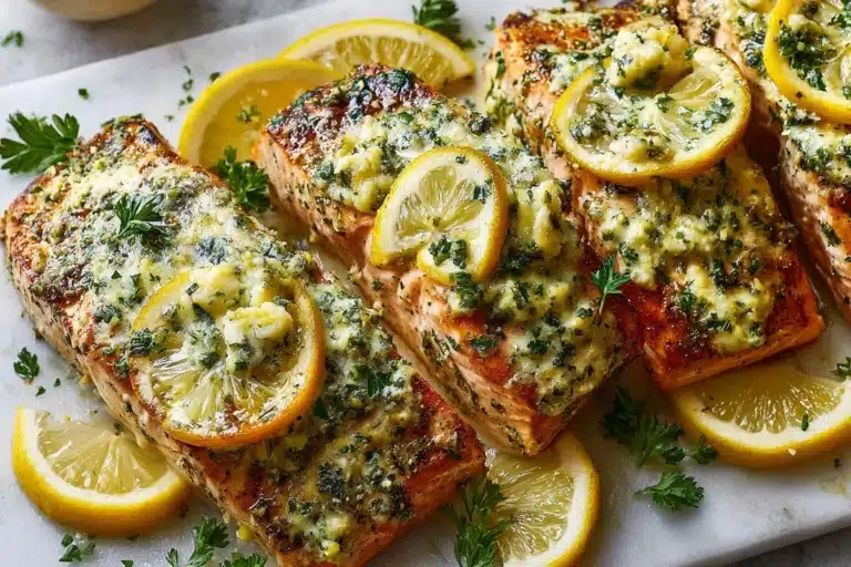 Cedar-Planked Lemon Herb Pink Salmon Recipe