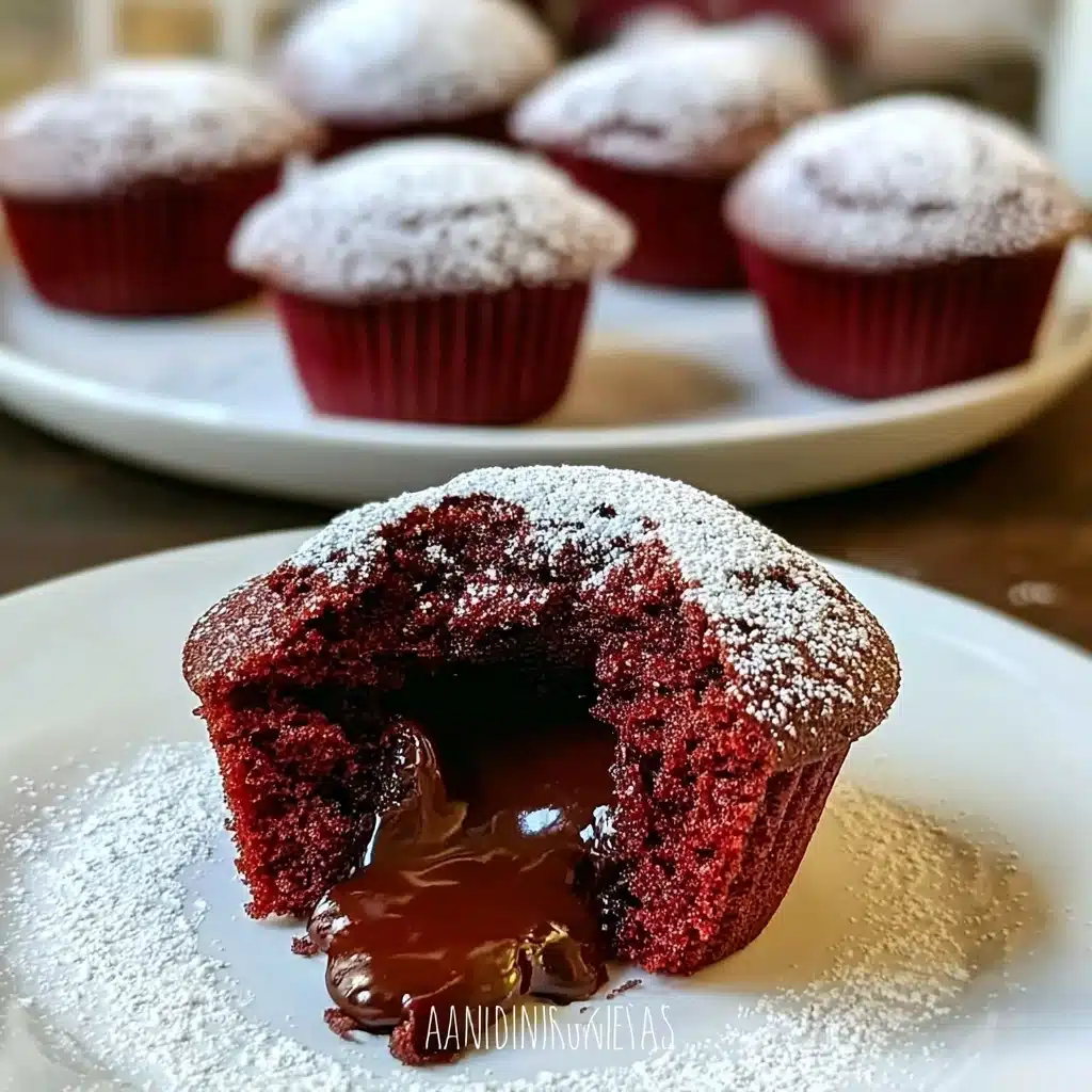 Red Velvet Lava Cupcakes Recipe - Recipe Image
