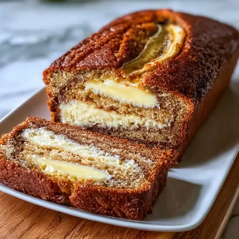 Cream Cheese-Filled Banana Bread Recipe