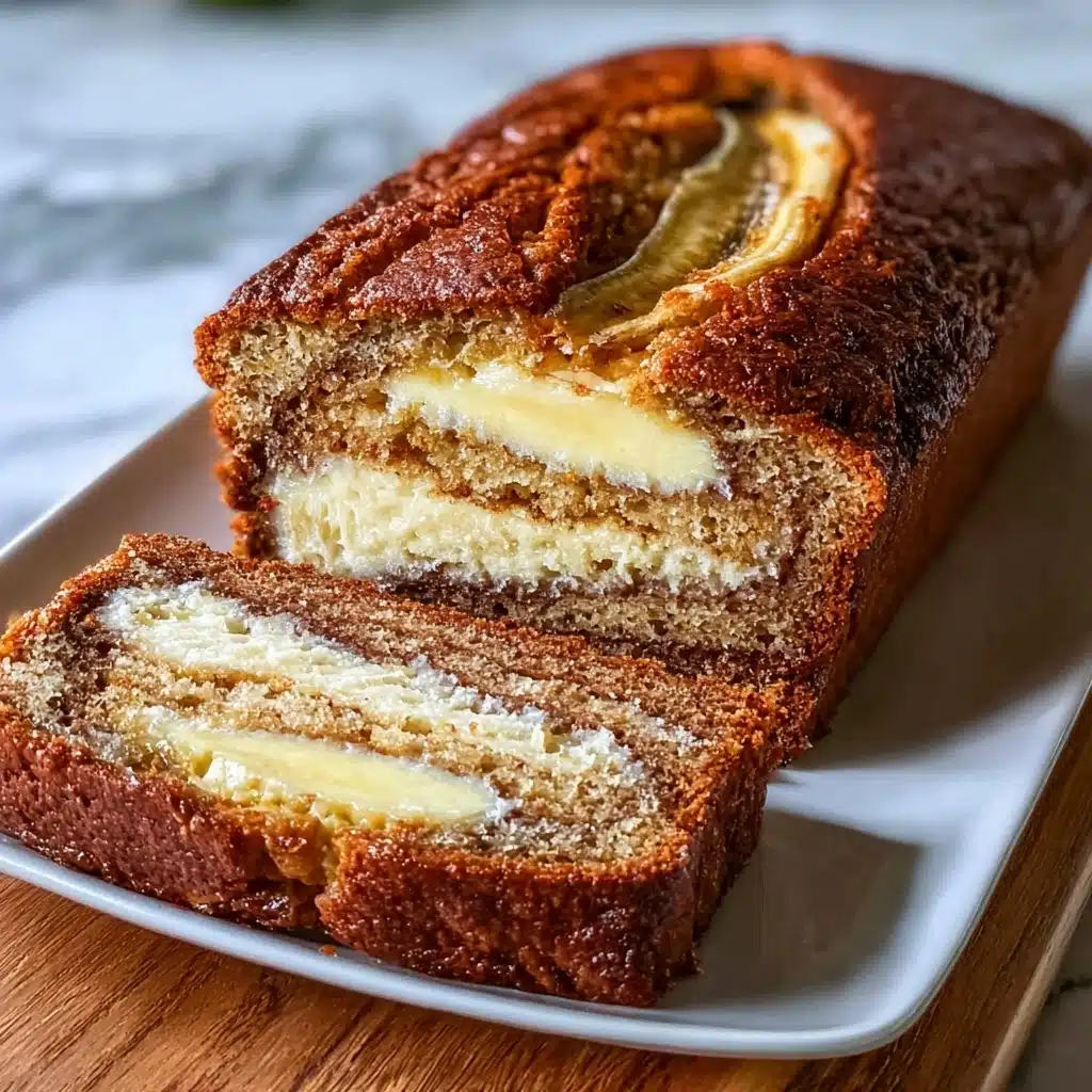 Cream Cheese-Filled Banana Bread Recipe