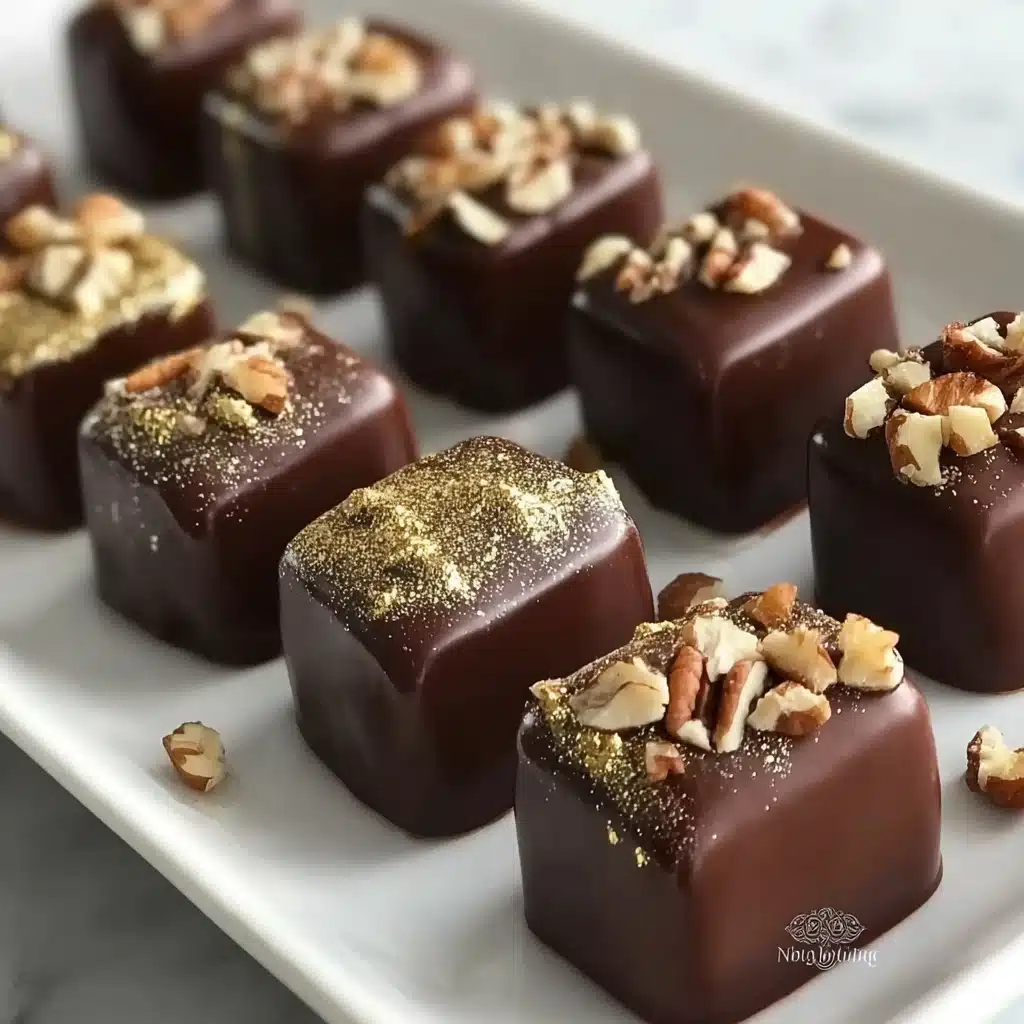Chocolate Dipped Financier Bars Recipe - Recipe Image