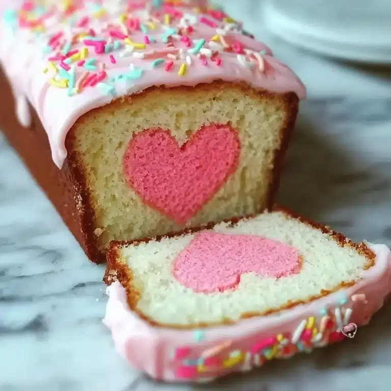 Chocolate Covered Strawberry Heart Cake Recipe