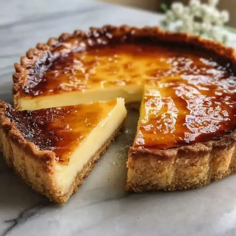 Elegant Crème Brûlée Tart Recipe