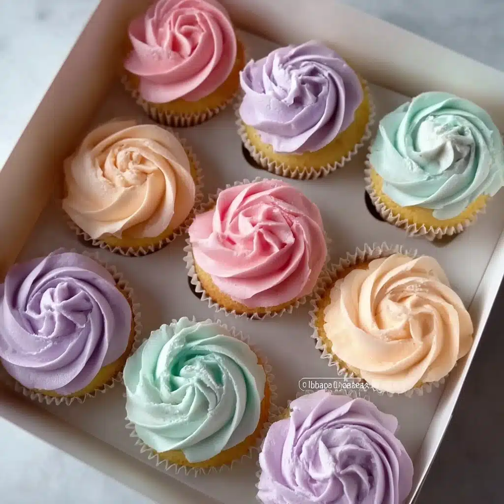 Pastel Rose Cupcakes Recipe - Recipe Image