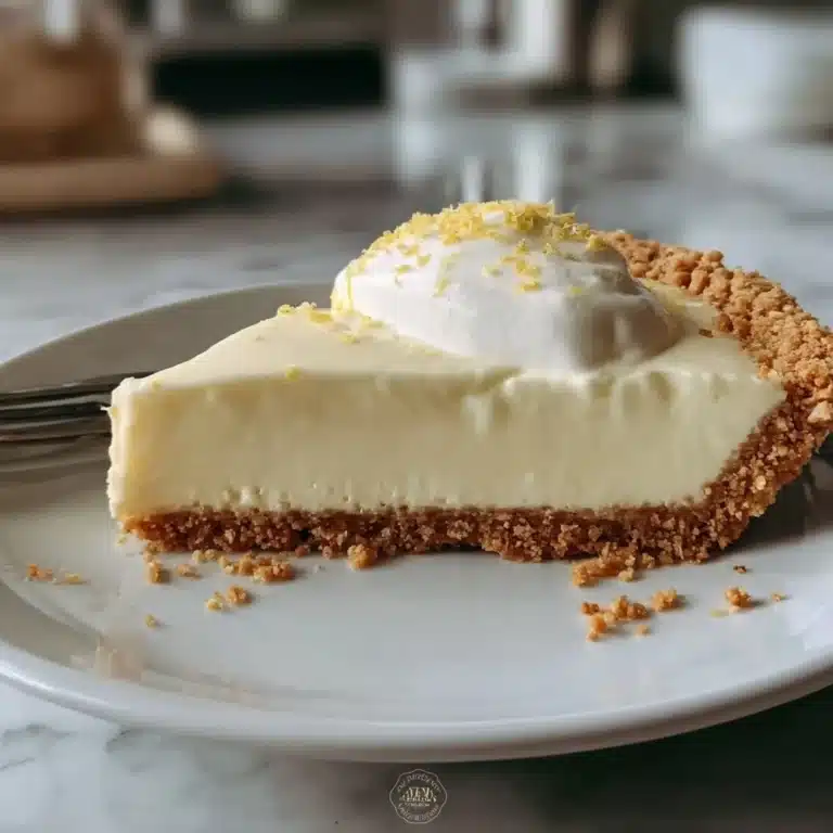 Cream Cheese Lemonade Pie (No-Bake & Ultra Creamy) Recipe