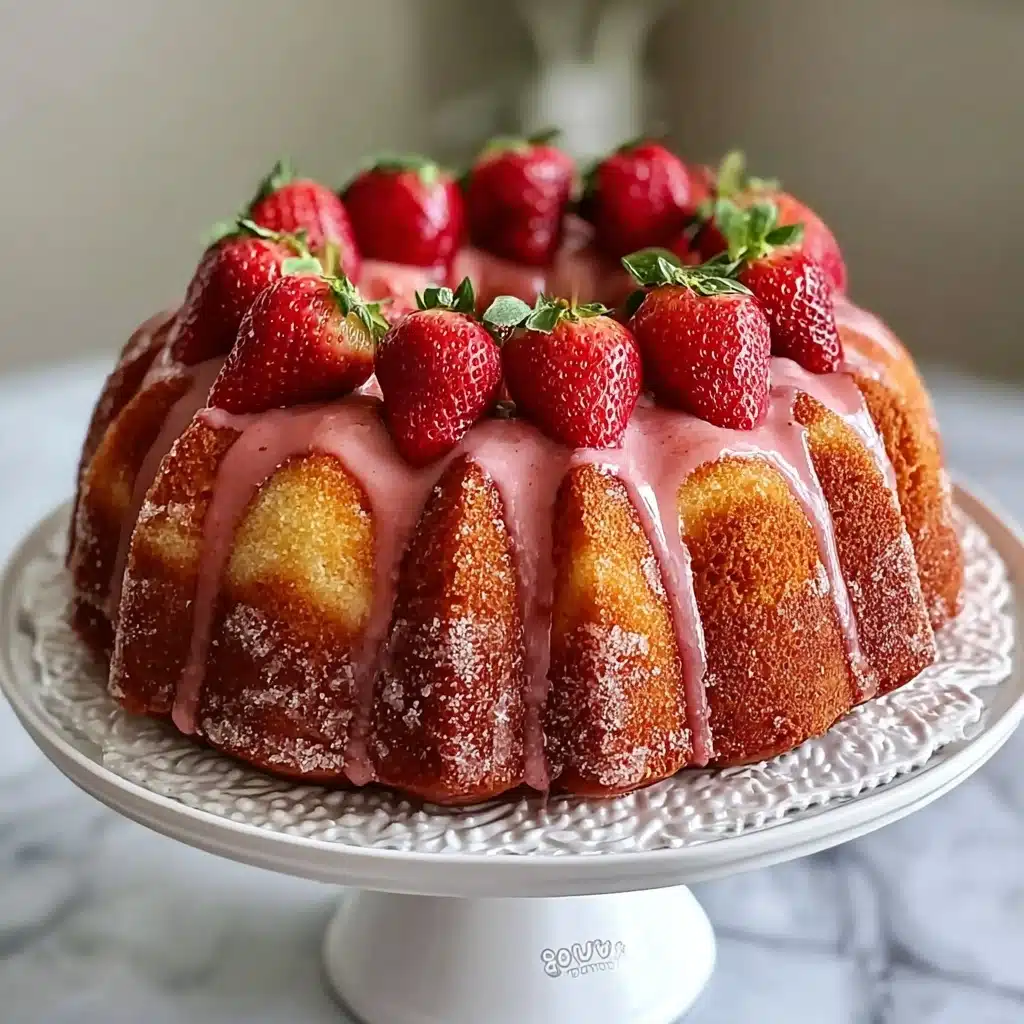 Easy Strawberry Pound Cake Recipe
