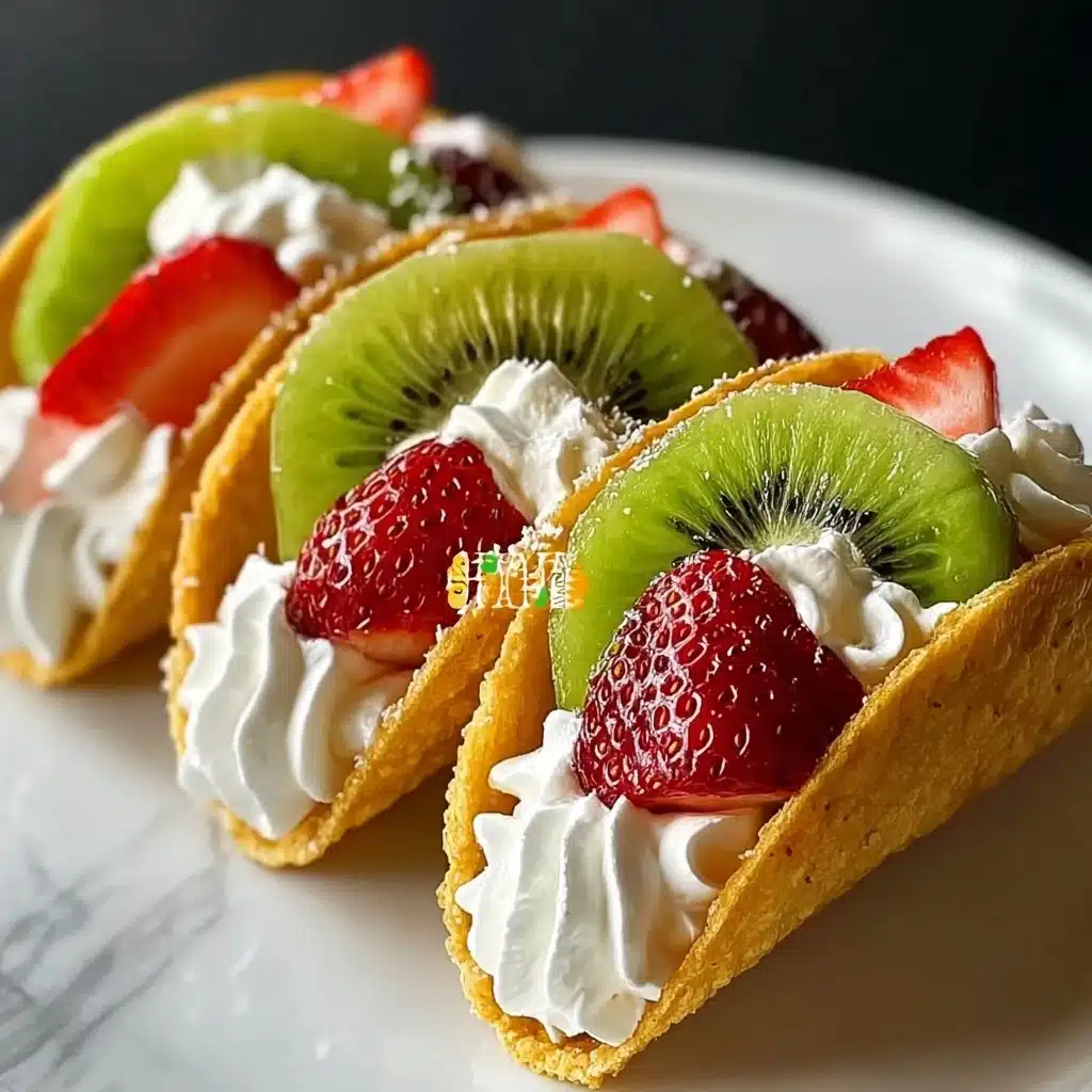 Fruity Vintage Cheesecake Tacos Recipe - Recipe Image