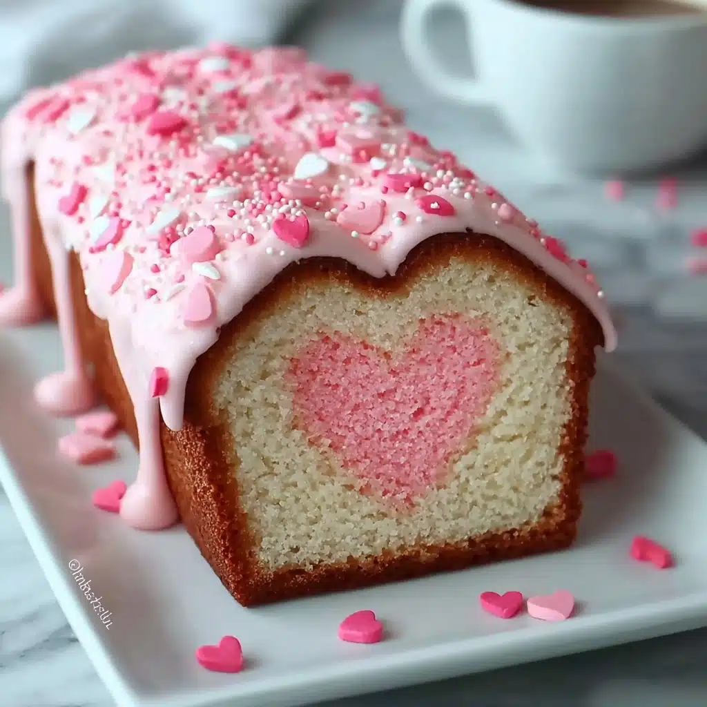 Chocolate Covered Strawberry Heart Cake Recipe - Recipe Image