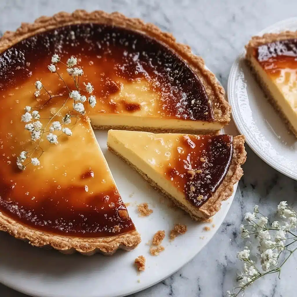 Elegant Crème Brûlée Tart Recipe - Recipe Image