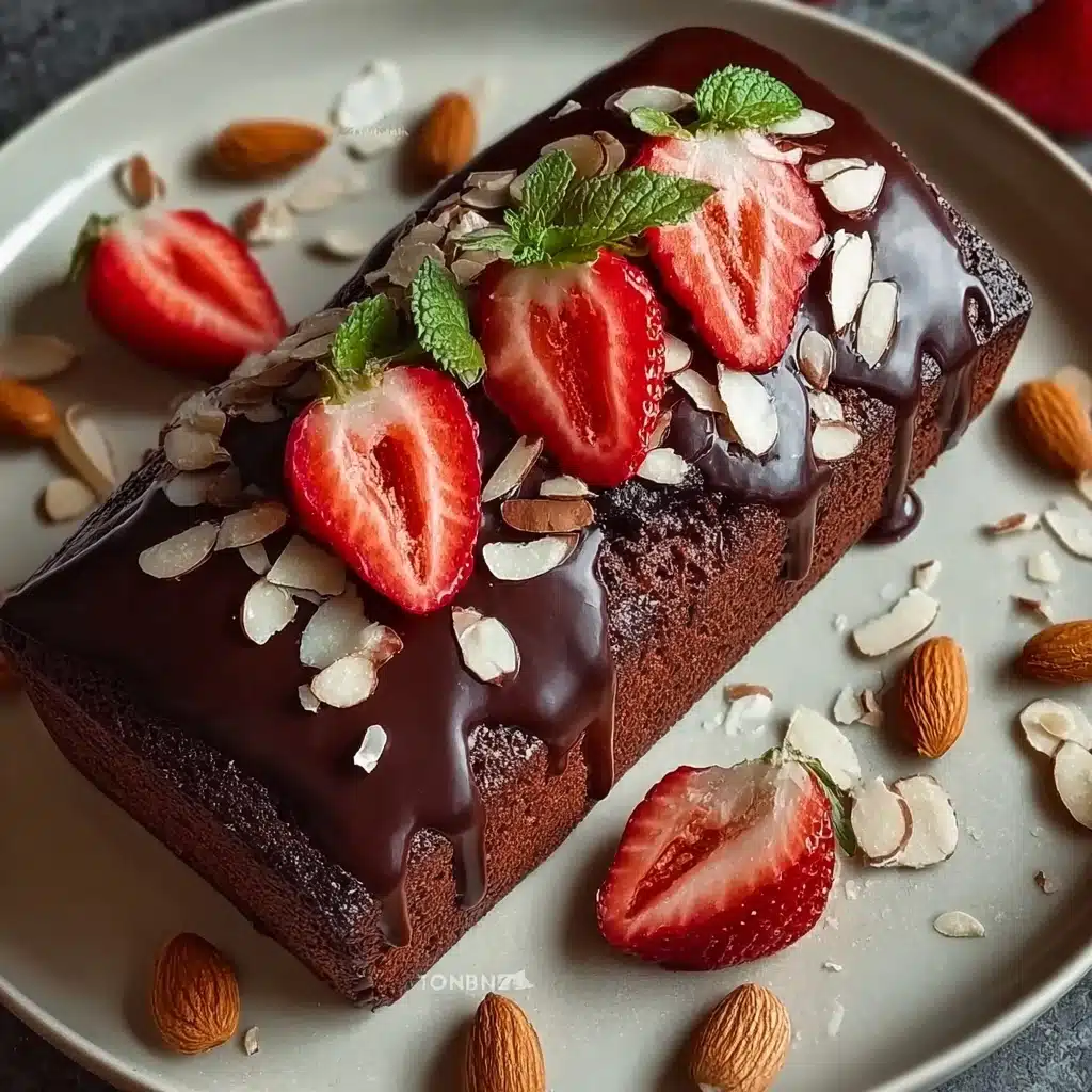 Chocolate Banana Loaf Cake with Glaze Recipe - Recipe Image
