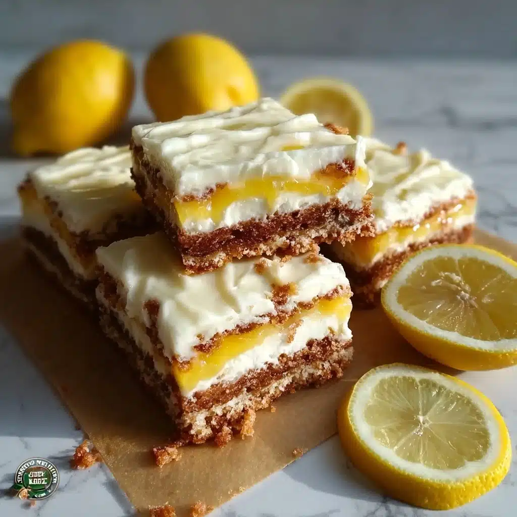 Lemon Curd Cake Bars Recipe - Recipe Image