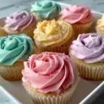 Pastel Rose Cupcakes Recipe