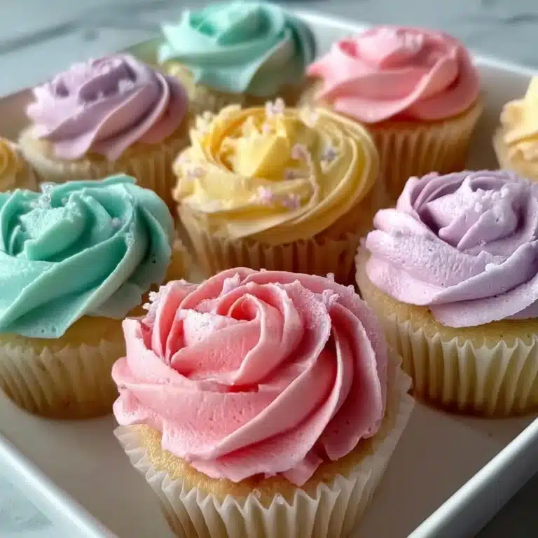Pastel Rose Cupcakes Recipe